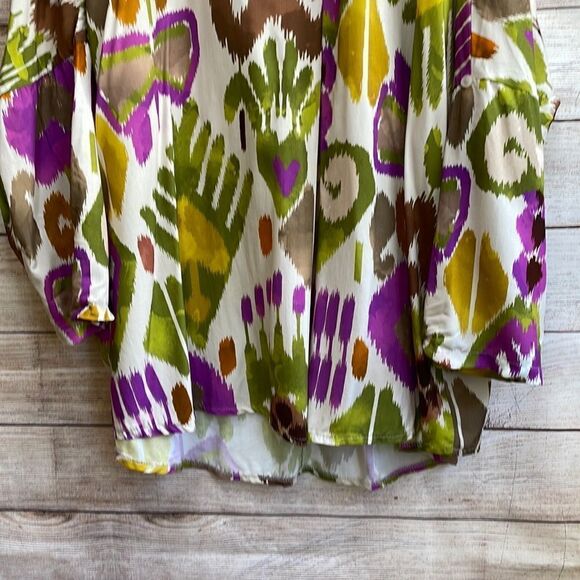 NEW‎ WITH TAGS YOLLY ABSTRACT PRINT TOP - Picture 3 of 8